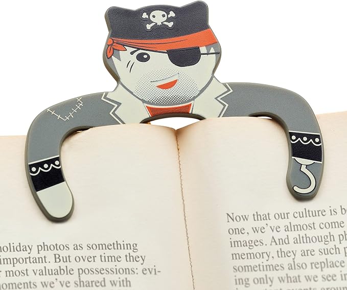 Page Pals Bookmark Bookholder | Page Holder | Music Holder Clip | Music Paper Holder | Magazine, Cookbook | Reading in Bed at Home | Office, Desk, Kitchen Use | Novelty Reading Gift Idea