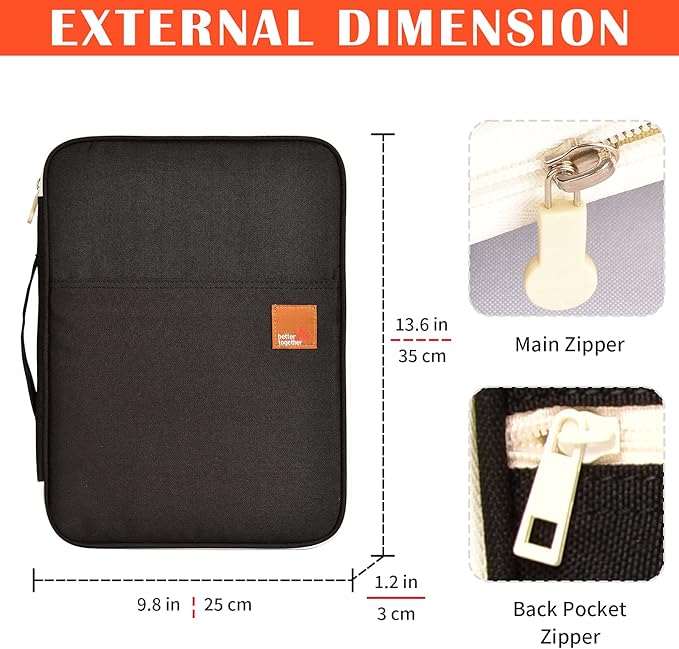 Lanola A4 Document Bags Portfolio Waterproof Business File Holder Travel Gear Organizer Electronics ccessories Bag