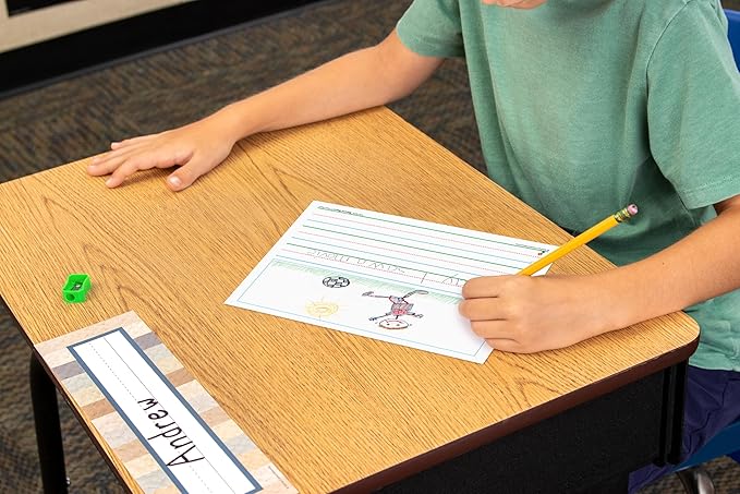 Teacher Created Resources 76511 Smart Start K-1 Story Paper: 100 sheets, White