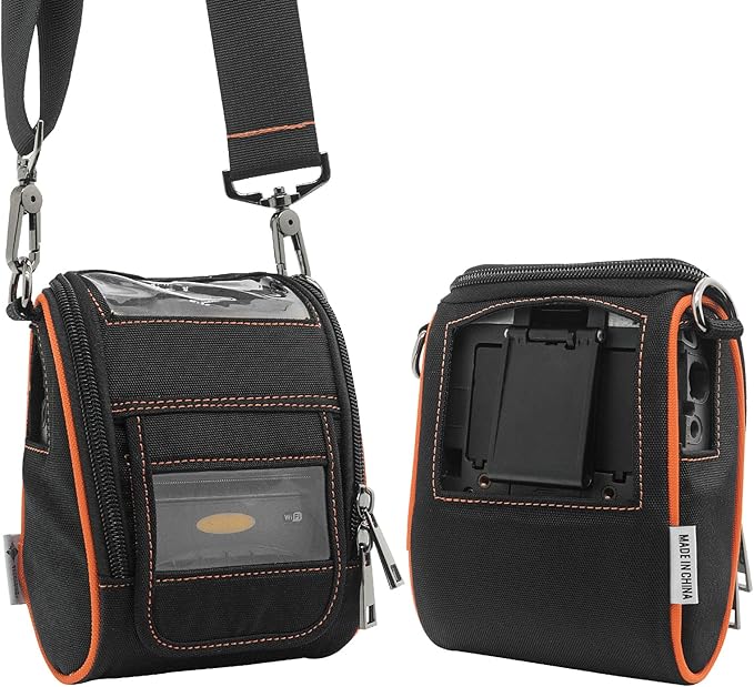 Soft Carrying Case for Zebra ZQ510 ZQ511 Mobile Thermal Printer - 2024 Upgrade Case Holster with Shoulder Strap and Belt Clip Compatible with Zebra ZQ510 ZQ511 Portable Carry Accessories