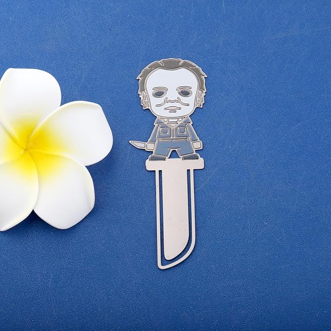 KEYCHIN Michael Killer Bookmark Myers Movie Fans Gift Michael Killing It Movie Book Clip Michael Merchandise Michael Killer Page Clip (Michael Bookmark)