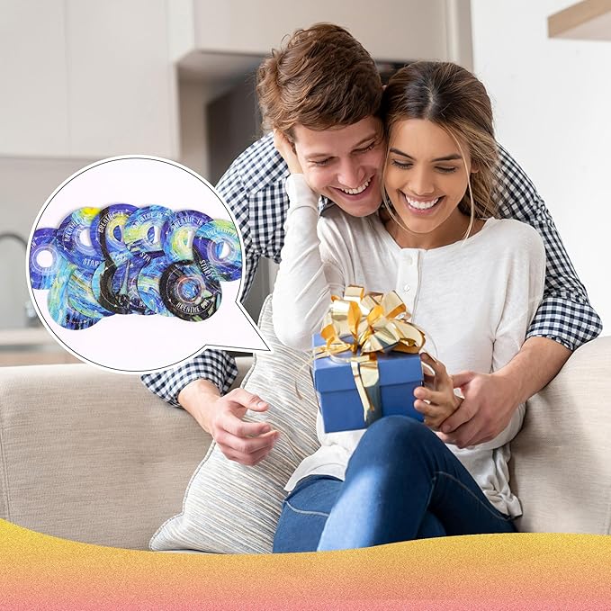 36Pcs Calm Strips for Anxiety Sensory Calm Strips Anti Stress Anxiety Relief Items Tactile Textured for Breathing Exercise Fidget Strips for Kids Teens Adults Home Classroom Supplies (Galaxy)