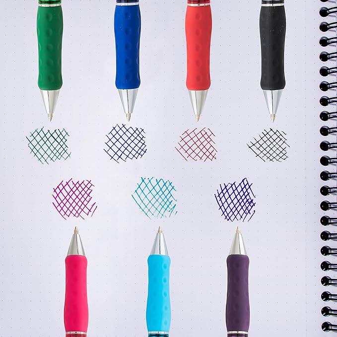 Pentel RSVP Super RT Ballpoint Pen, (0.7mm) Fine Line, Black Ink, 2-Pk - BX477BP2A (Pack of 2)