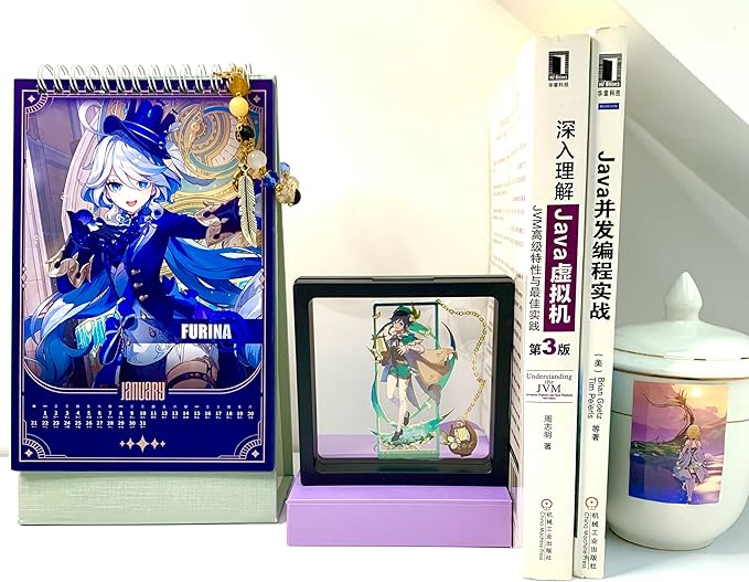 Genshin Impact Barbatos Brass Bookmarks with 3D Display Box for Women Men Sisters Friends - Ideal Birthday Gifts for Book Lovers - Zllada