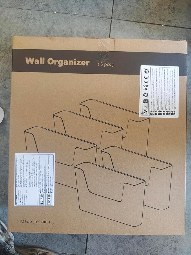 YOHOM No Drilling File Holders (Grey 5)