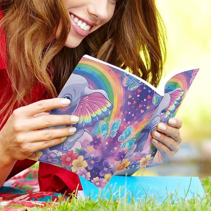 Gomyblomy Daisy Book Sleeve Covers for Paperbacks Rooster Chicken Print Jumbo Book Sox Protective Textbooks Cover Stretchable Fabric Book Cloth School Office Supplies for Women Girls