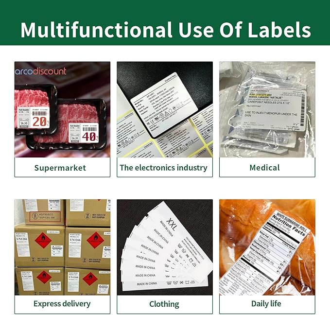 Shipping Labels 2"×4",40 Sheets,10-UP, 2×4 Stickers for Laser & Inkjet Printers,2×4 White Matte Printable Labels,US Letter Size