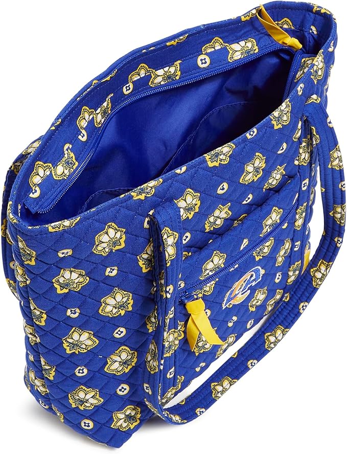 Vera Bradley Women's Cotton NFL Small Vera Tote Bag (Multiple Teams Available)
