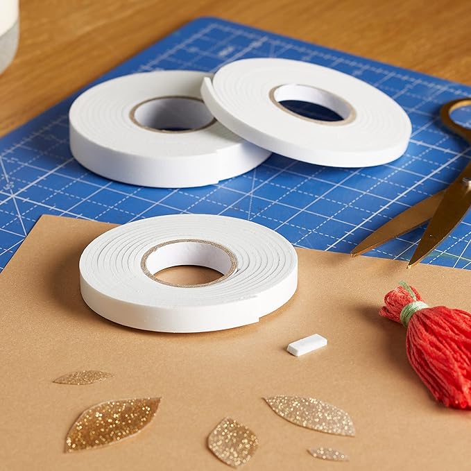 Forever in Time PD506 Dual-Adhesive Foam Tape, 0.25in/0.35in/0.5in