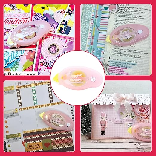 TapeRunner Double-Sided Adhesive Tape, 5/16 Inches by 315 Inches, Set of 5 Applicators