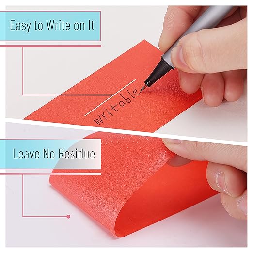 Mr. Pen- Colored Masking Tape, 16 Yards Per Roll, 2 Inch Wide, 5 Rolls, Colored Painters Tape, Paper Tape, Colored Tape Rolls, Craft Tape, Art Tape, Labeling Tape, Colorful Masking Tape