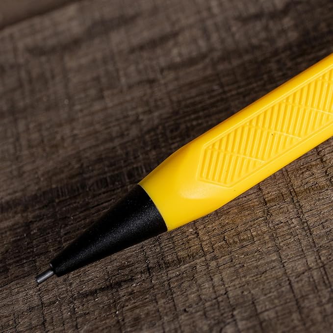 Rite in the Rain Weatherproof Mechanical Pencil, Yellow, Black, Orange Barrel, 1.3mm Dark Lead (No. IND15)