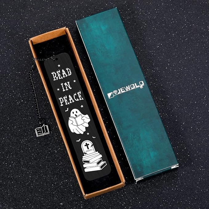 Stocking Stuffers for Women, Christmas Gifts for Book Lovers Bookish, White Elephant Gifts for Adults Useful, Cute Bookmarks Spooky Bookmark Gifts, Horror Lovers Gifts, Anniversary Birthday Gifts