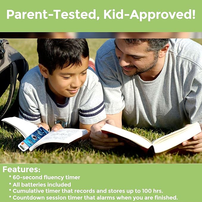 Mark-My-Time - Digital Bookmark - Mark My Time Reading Timer and Bookmark for Kids, Cool Bookmarks and Reading Incentives, Christmas Gift & Stocking Stuffer for Book Lovers - 3D Shark