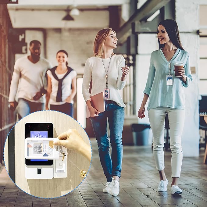 9 in 3 Sets Retractable Lanyard for ID Badge Teacher Lanyard with ID Holder Breakaway Lanyard for Women Nurse Badge Reel Lanyard School Silicone Beaded Lanyard Cute for Women