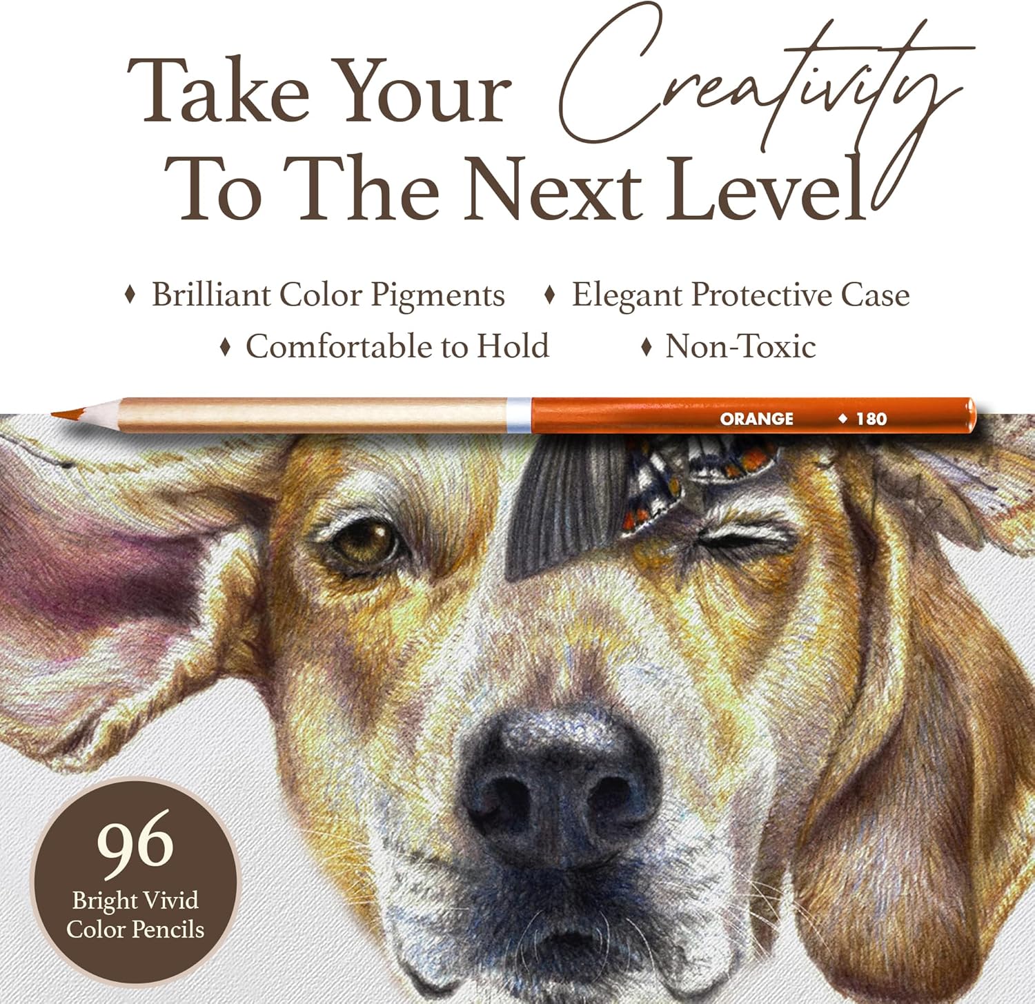 SCHPIRERR FARBEN - Premium Colored Pencils, Oil-Based Coloring Pencils, Soft-Core Color Pencil Set for Adults & Children, Non-Toxic Colored Pencil for Coloring, Sketching, & Doodling, 96 Colors