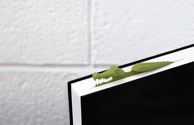 PELEG DESIGN Cool Animal Bookmark Animal Shaped Bookmarks for Kids and Adults (Crocomark)