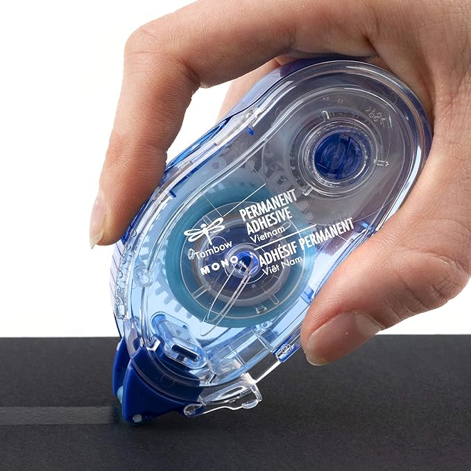Tombow 62106 MONO Permanent Adhesive Applicator. Easy to Use Tape Runner for Strong, Instant Bond.