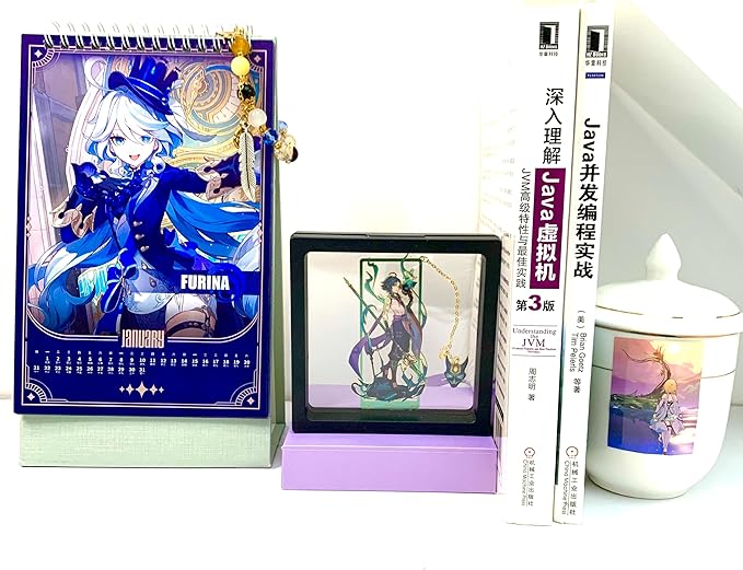 Genshin Impact Xiao Brass Bookmarks with 3D Display Box for Women Men Sisters Friends - Ideal Birthday Gifts for Book Lovers - Zllada