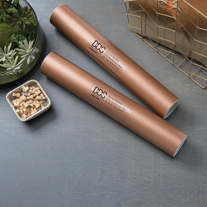 Avery Printable Shipping Labels with Sure Feed, 2" x 4", Glossy Crystal Clear, 100 Blank Mailing Labels (6522)