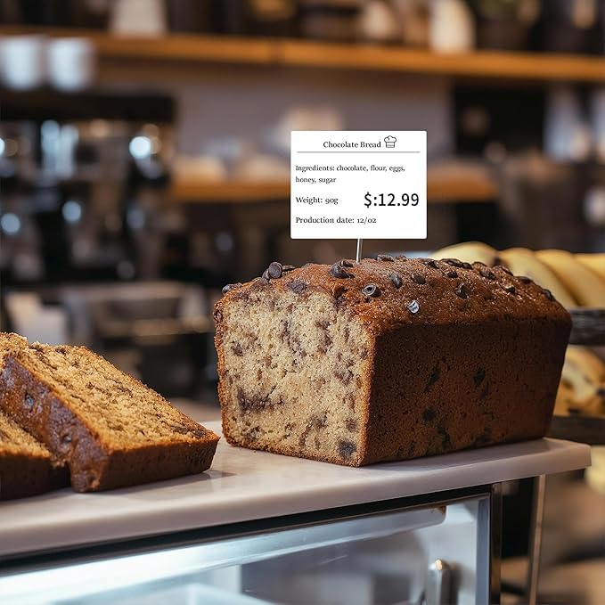 CLABEL 50 x 40mm (1.97'' x 1.57'')-180 Labels/Roll,6 Rolls Labels Multi-Purpose Thermal Stickers Papers Self-Adhesive for Business/Logo/File/Jar/Gift Sticker Labels (White)