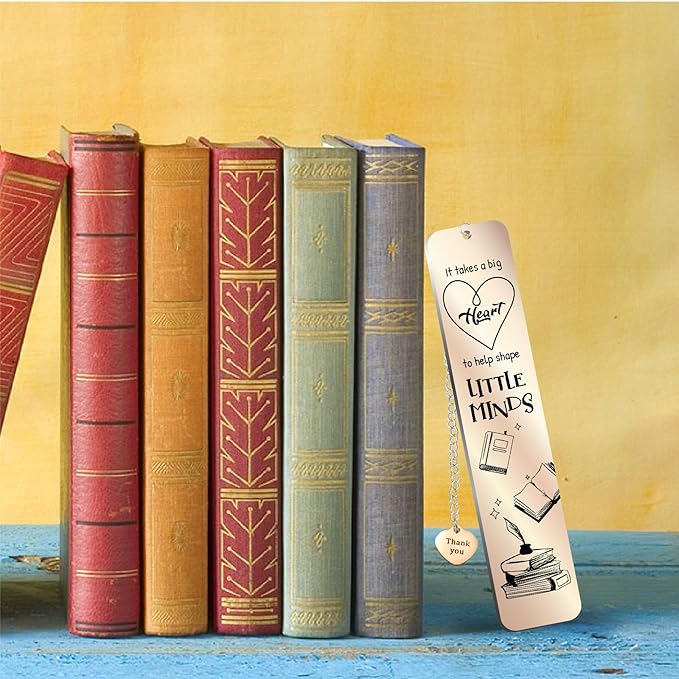 Teacher Gifts for Women, Teacher Appreciation Gifts, Thank You Teacher Bookmark from Student, Coworker, Teacher Retirement Gift, Teacher Gifts Idea Presents, Teacher Bookmark Stainless Steel