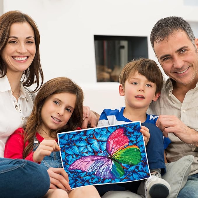 LANBEIDE 2 Pack 240ML Diamond Painting Sealer, 5D Diamond Painting Art Glue Permanent Hold & Shine Effect Sealer for Diamond Painting and Puzzles