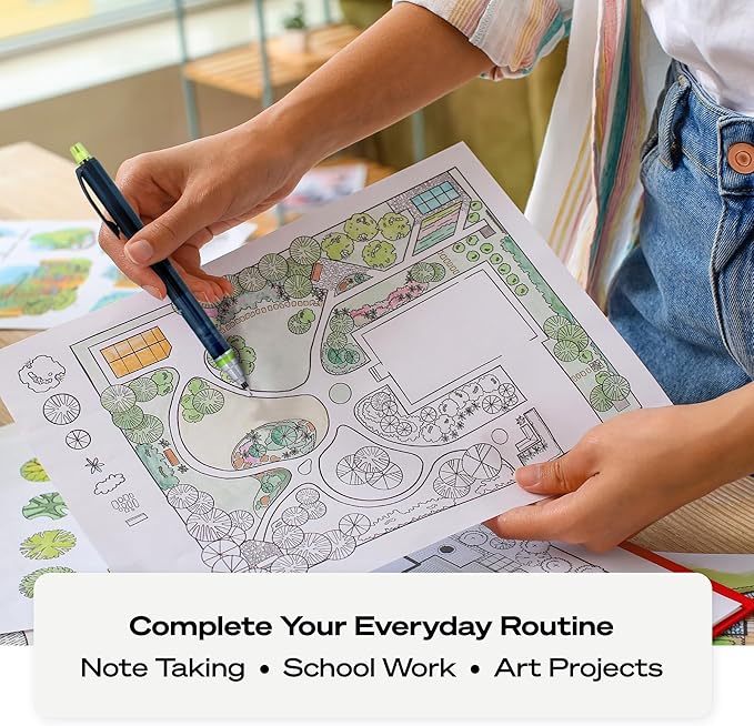 uni-ball Kuru Toga Mechanical Pencil with 0.7 mm Lead Refills & Pencil Erasers, HB #2