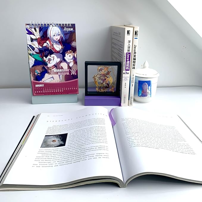 Genshin Impact Chiori Metal Bookmark - Anime Figure Merch with 3D Display Box - Birthday Gifts for Fans Friends Gamer Book Lovers - Zllada