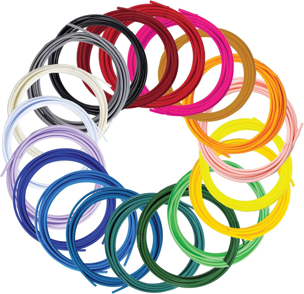 SCRIB3D P1 3D Printing Pen with 3 Starter Colors and PLA Refill Pack with 20 Assorted Colors