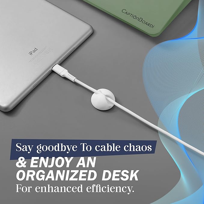 15-Inch Desktop Whiteboard - Glass Dry Erase Board for Desk Whiteboard with Stand with 3 Markers, Spray Bottle, 3 Cable Holders & Storage Box Work from Home Office Gadgets, Green