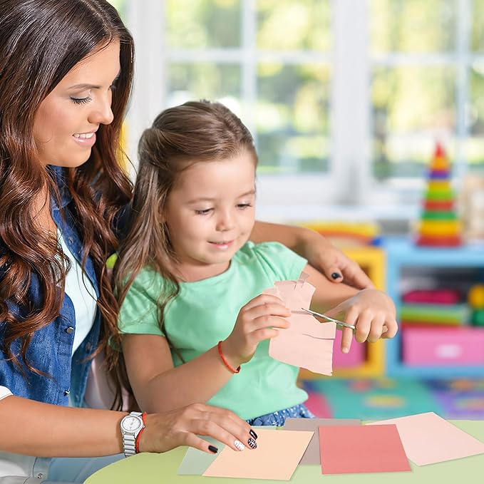 5x7 Cardstock Colored Paper, 60 Sheet Heavyweight Blank Card 85lb/230GSM, Thick Index Cards for Printer, Postcards, Wedding Cards, Invitation Cards, Double Sided