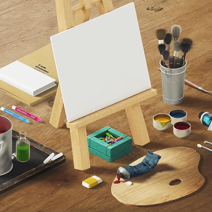 100 Sheets White Cardstock Thick Paper - Blank Heavy Weight 350gsm Cover Card Stock for Invitations,Stationery Printing,Scrapbooking,Crafts,DIY Cards, Paper Crafting (5x5 Inches)