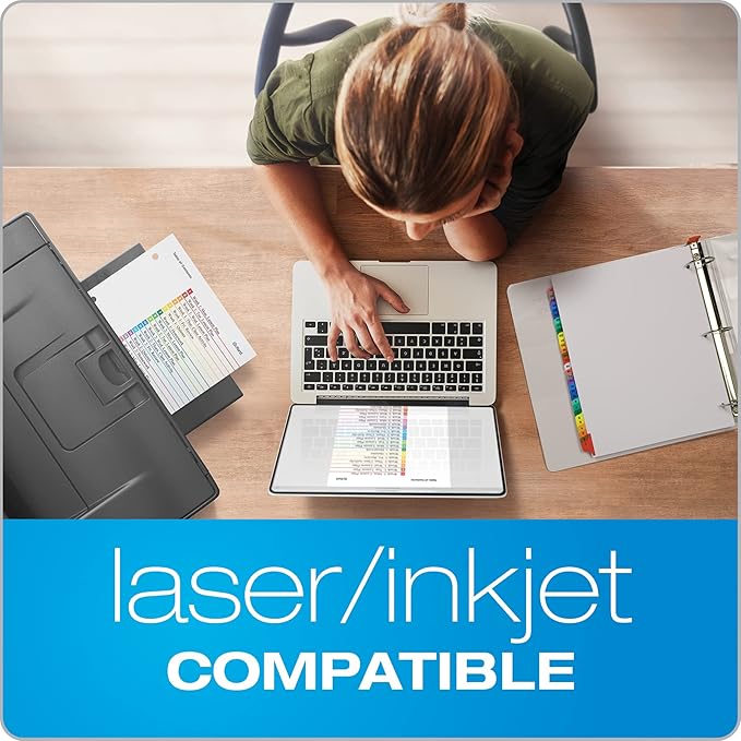 Oxford OneStep Binder Dividers, Dividers for 3 Ring Binder,Durable 31 Tab Daily Divider Sets, Numbered 1–31, Customizable Table of Contents, Reversible Multicolor Tabs, 3 Sets (89402)