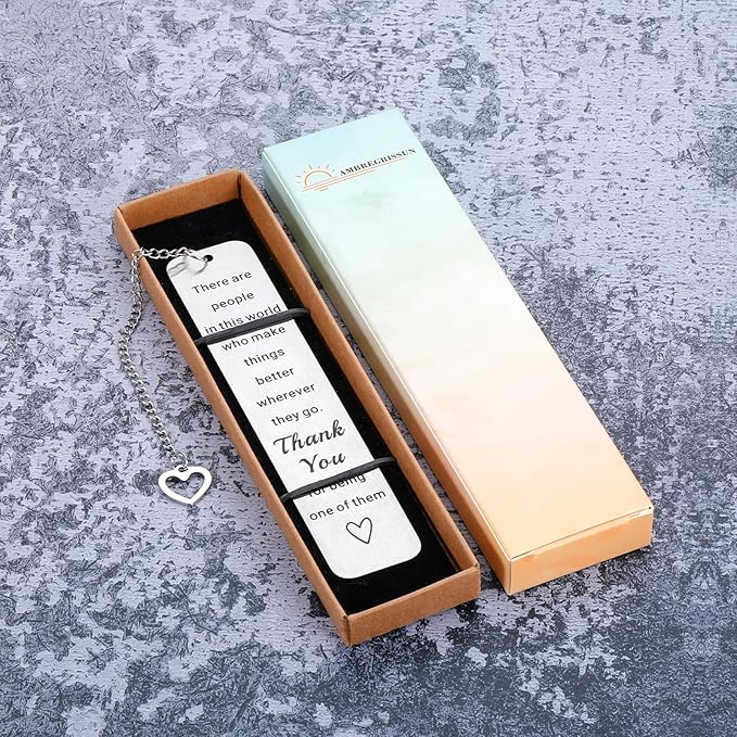 Thank You Gifts for Women Appreciation Gifts for Coworkers Colleague Employee Bookmark Christmas Valentines Day Gifts for Leader Boss Lady Teacher Nurse Boss Day Gifts for Her Birthday Retirement Gift