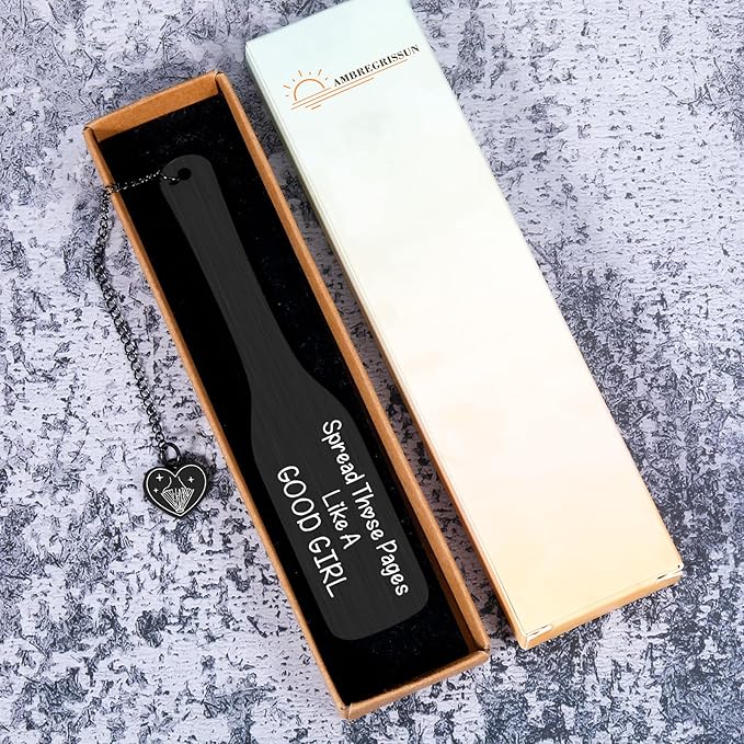 Dark Romance Bookmark Gifts for Women Her Book Marks for Reading Women Christmas Bookmark Gifts for Female Book Lovers Valentine's Day Spicy Gifts for Girlfriend LGBQT Birthday Gift for Friend Bookish