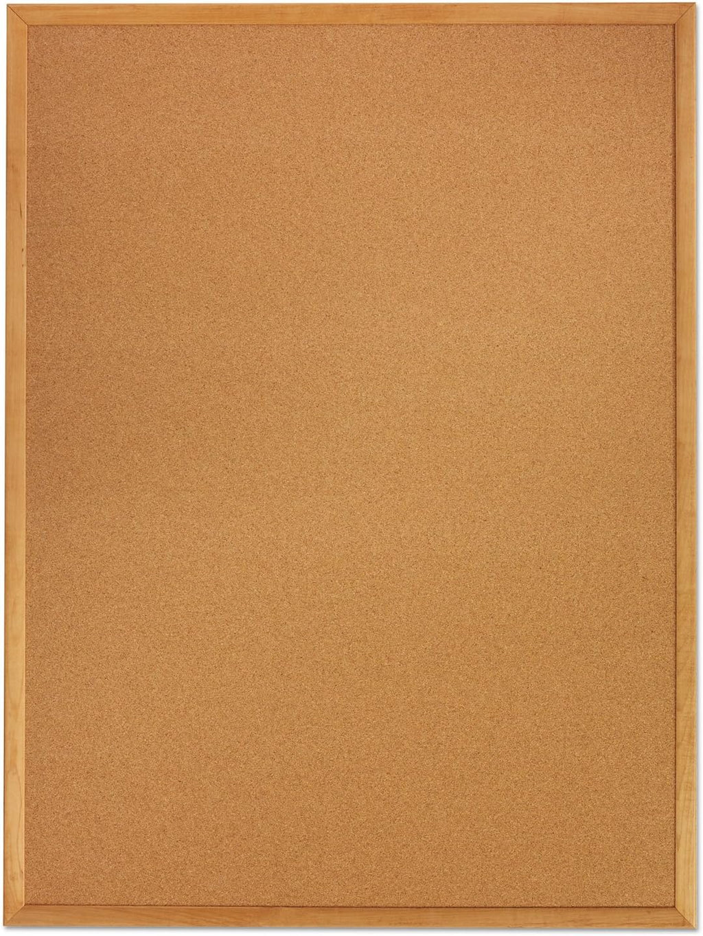Quartet Cork Board, Bulletin Board, 5' x 3' Corkboard, Oak Finish Frame (305)