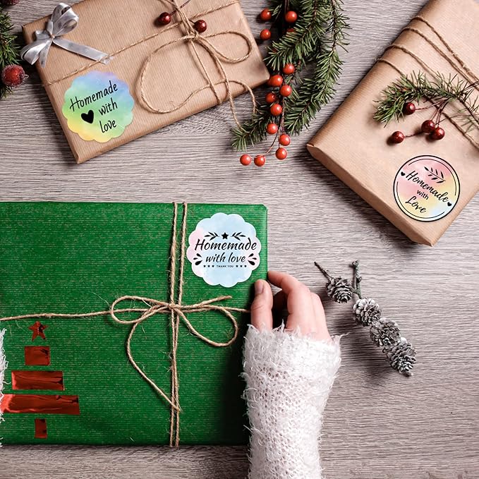 M220 Label, M110 Thermal Labels Round - 1.96"(50MM) Original Print Master Label Compatible with Phomemo M110/M220/M221/M150/M250/M260/M100 Labels Maker, Gradient Circle Sticker for DIY Design, Logo