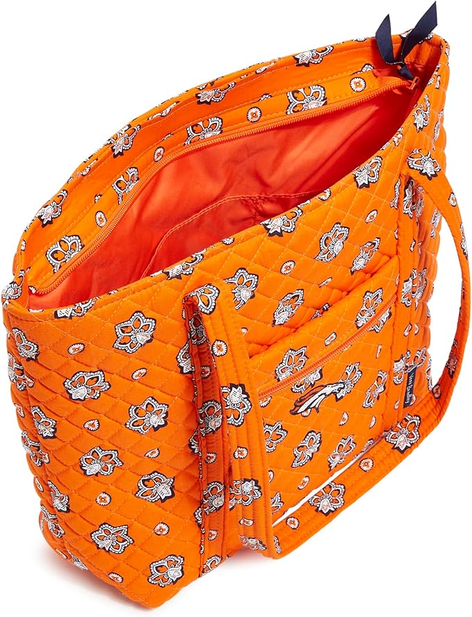 Vera Bradley Women's Cotton NFL Small Vera Tote Bag (Multiple Teams Available)