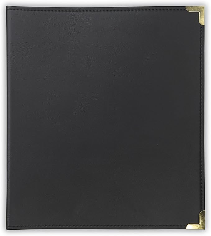 Samsill Classic Collection Business Card Ring Binder Round Ring - Black (81080)