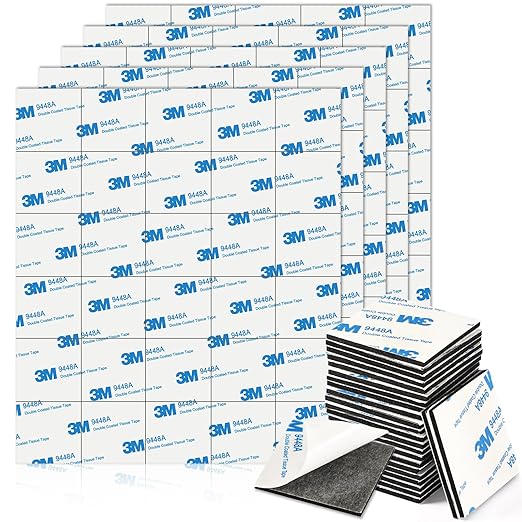 UPINS Double Sided Foam Tape, Double Sided Tape Heavy Duty Strong Adhesive Double Sided Mounting Tape for Walls Picture Poster Crafts (150, Black)