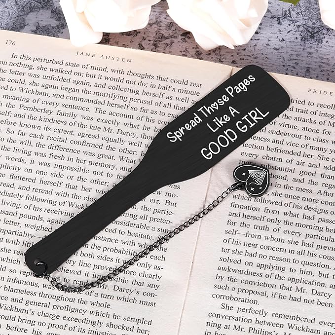 Dark Romance Bookmark Gifts for Women Her Book Marks for Reading Women Christmas Bookmark Gifts for Female Book Lovers Valentine's Day Spicy Gifts for Girlfriend LGBQT Birthday Gift for Friend Bookish