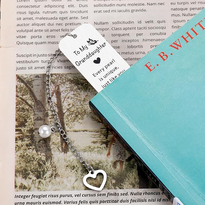 Coastal Granddaughter, Granddaughter Gifts from Grandma, Christmas Gifts for Granddaughter, Stocking Stuffers for Teen Girls 16 18, Birthday Valentines Gifts for Granddaughter, Granddaughter Bookmark