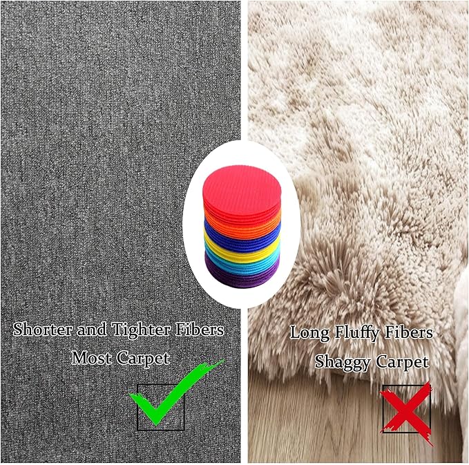 Carpet Markers 5" for Kids, Multicolor Spot Circle Markers for Classroom Teachers, Preschool and Kindergarten (60 Packs of Circle)