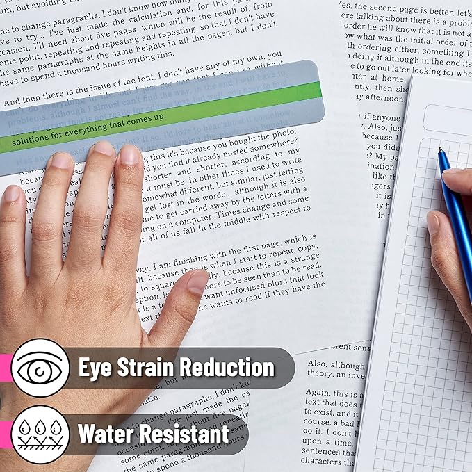 Mr. Pen- Guided Reading Strips, 18 Pack, Highlighter Strips, Bookmarks for Kids, Highlight Strips for Books, Reading Trackers for Kids, Highlighter Strips for Reading, Book Highlighter Strips