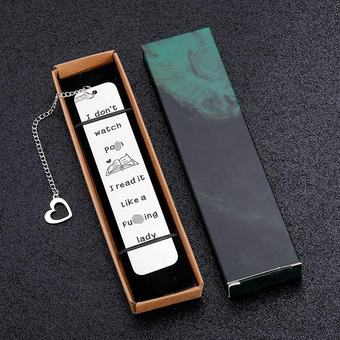 White Elephant Gifts for Adults, Christmas Gifts, Stocking Stuffers for Women, Gag Gifts, Funny Smutty Bookmarks for Women Reading Book Lovers Spicy Book Mark for Coworker Anniversary Valentines