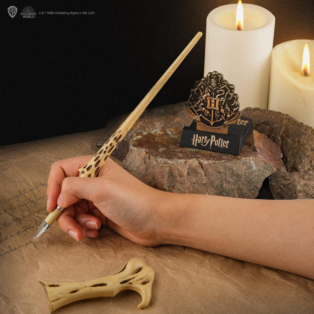 Cinereplicas Harry Potter - Voldemort Wand Pen with Stand & Lenticular Bookmark - Official License