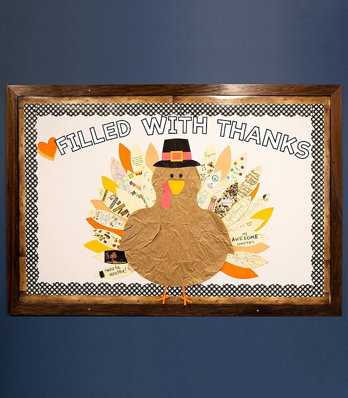 Carson-Dellosa White with Black Trim Combo Pack Bulletin Board Letters