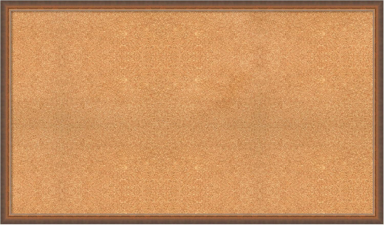 Amanti Art Natural Cork Board for Wall, 28x48 Vision Board with Bronze Frame, Oversize Corkboard Office Decor for Home Organization, Modern Corkboard Pinboard to Display Items for Home Organization