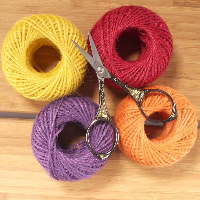 JubileeYarn Sun Motif Embroidery Craft Scissors - Assortment - 3 Scissors